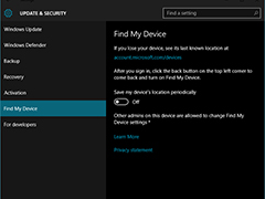 Win10 Build 10558曝光 新增Find My Device功能