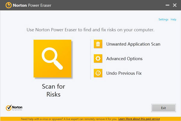 Norton Power Eraser(诺顿强力清除器) V5.0.0.31 绿色版