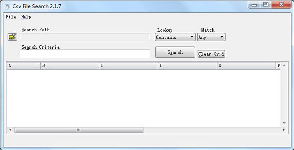 Csv File Search(CSV文件搜索) V2.1.7 绿色版