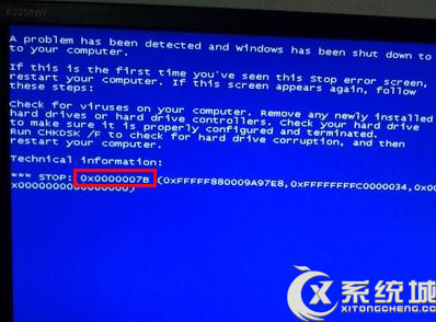 Windows7无法开机提示蓝屏代码0x000007B怎么办？