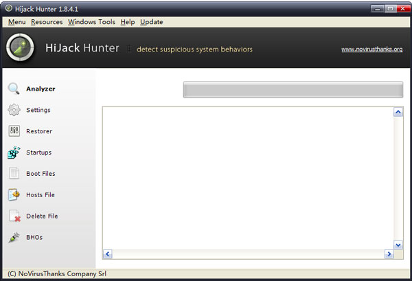 Hijack Hunter(间谍软件移除工具) V1.8.4.1