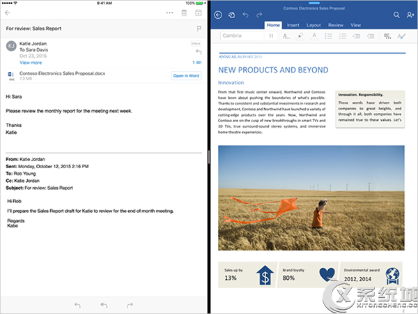 微软优化全套Office应用配合iPad Pro上市
