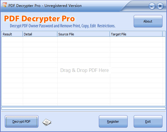 PDF Decrypter Pro(PDF文件解密软件) V3.60