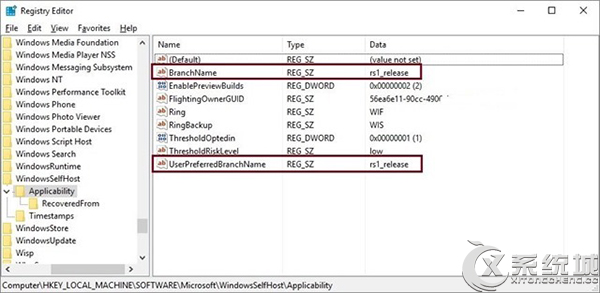 Insider用户更新Win10积累更新后可见Redstone分支