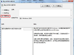 Win7旗舰版命令提示符已被系统管理员停用如何解决？