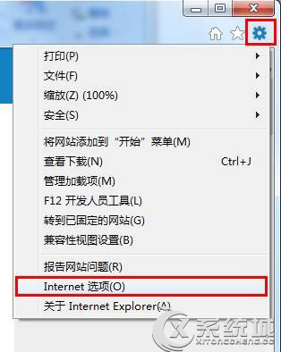 Win7系统下浏览网页异常页面显示白底蓝字怎么解决？