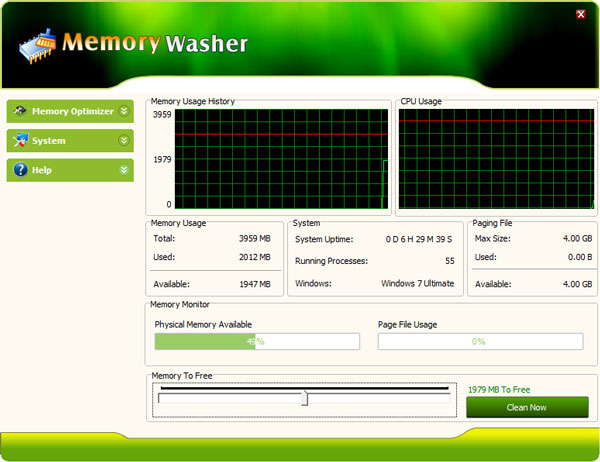 Memory Washer(电脑内存清理软件) V7.1.0