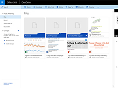 OneDrive企业版无限存储空间1TB升级至5TB