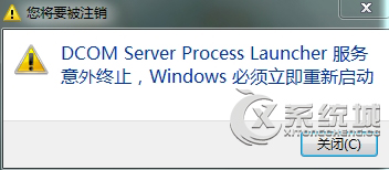 Win7关机提示Dcom Server Process Launcher服务意外终止的原因及解决方法