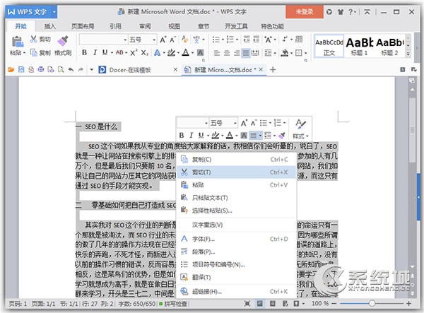 Win7如何将Word文档的文字转换为图片类型