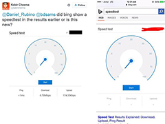 微软Bing网页或将集成测网速功能