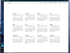 Win10 RS1 11099《日历》应用新增全年视图模式