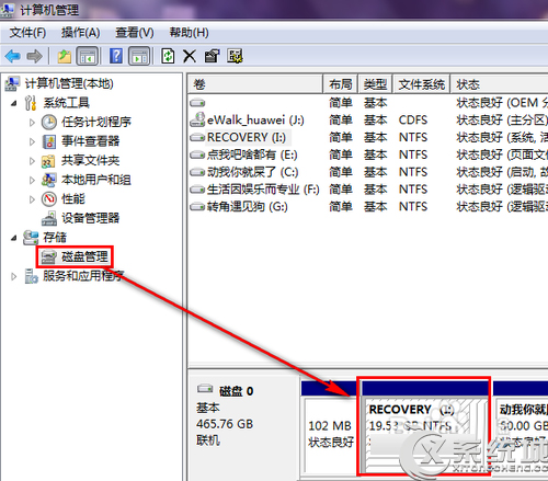 Recovery是什么?Win7如分区何隐藏Recovery