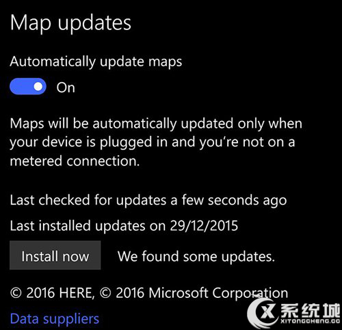 Win10 Mobile《地图》应用获离线数据包更新