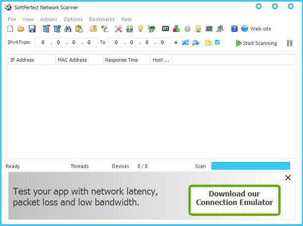 SoftPerfect Network Scanner(多线程IP扫描) V6.13