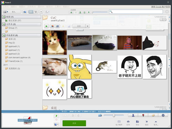 Picasa(图像管理工具) V3.9.0 Build 137.81 多语绿色版
