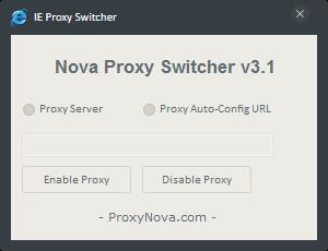 IE Proxy Switcher(代理切换器) V3.1 绿色版