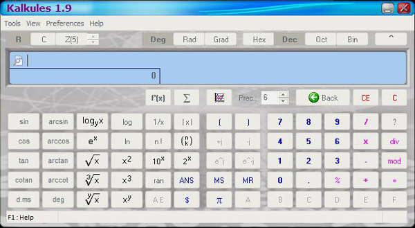 Kalkules(科学计算器) V1.9.6.25 绿色版