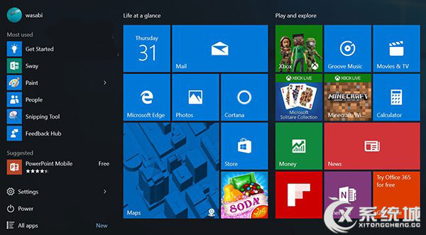 Win10全新开始菜单改进:专为平板模式优化