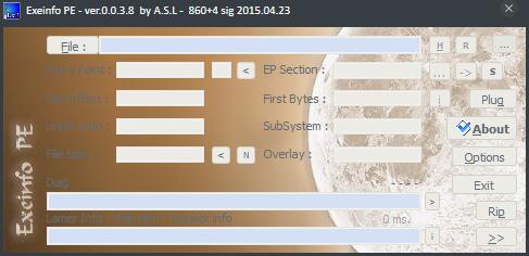 ExeInfo PE(可执行程序检查器) V0.0.3.8 绿色版