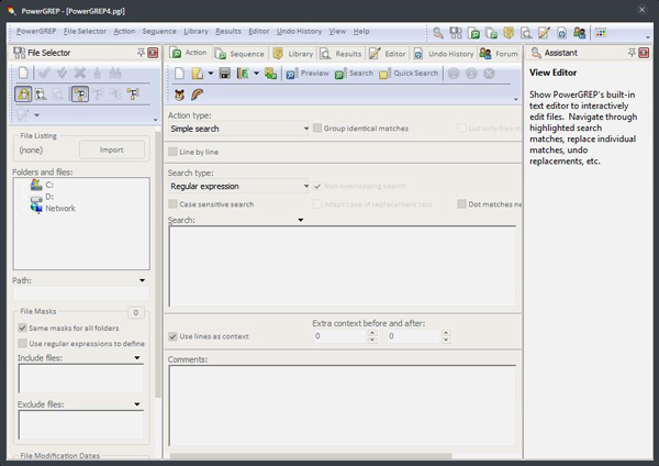 PowerGREP(正则式批量查找替换工具) V4.6.5.0