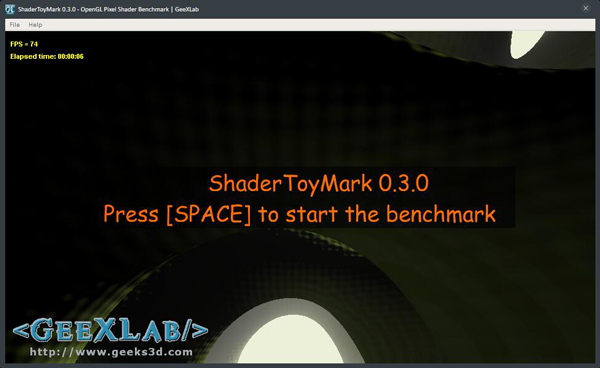 ShaderToyMark(渲染器极限测试) V0.3.0 绿色版