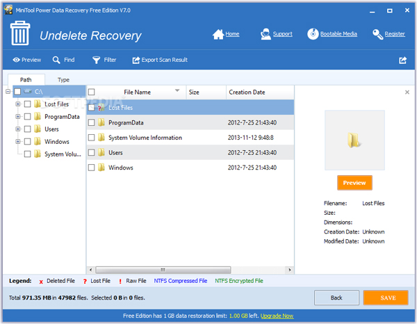 Power Data Recovery(硬盘数据恢复软件) V7.0