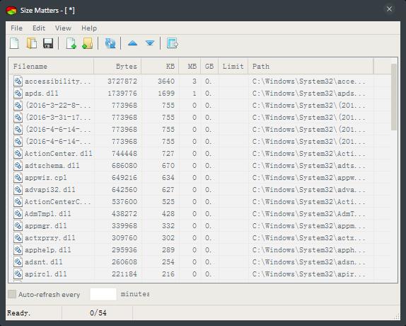 Size Matters(查看文件尺寸列表) V1.0.0 绿色版