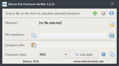 Marxio FCV(文件校验工具) V1.6.12 绿色版