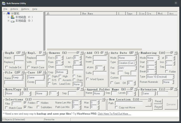 Bulk Rename Utility(文件批量更名工具) V2.7.1.3