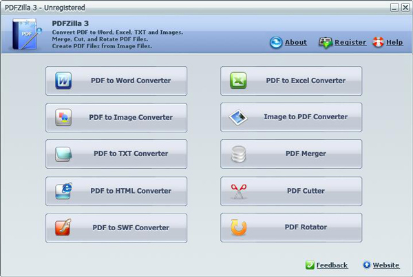 PDFZilla(多功能PDF批量转换工具) V3.0.7