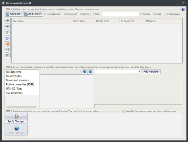 File Property Edit(文件属性修改工具) V3.81