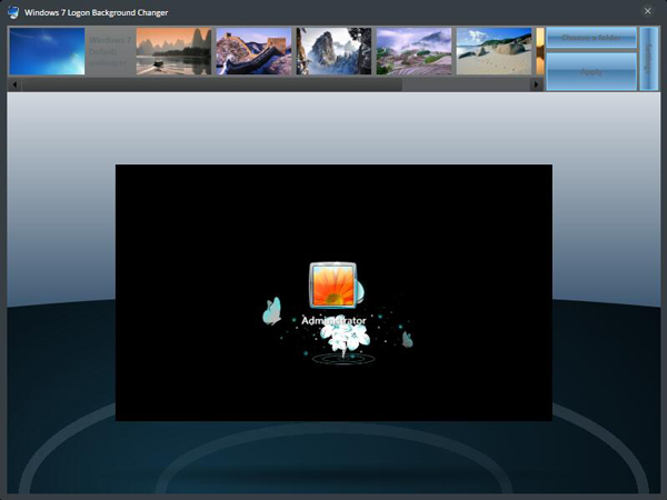 Windows7 Logon Background Changer(修改WIN7登录界面) V1.3.4.0