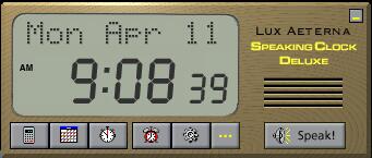 Speaking Clock Deluxe(桌面闹钟) V3.6.2