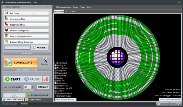 UltimateDefrag(硬盘碎片整理) V4.0.95.0