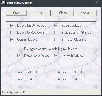 Start Menu Cleaner(开始菜单清理工具) V1.51 绿色版