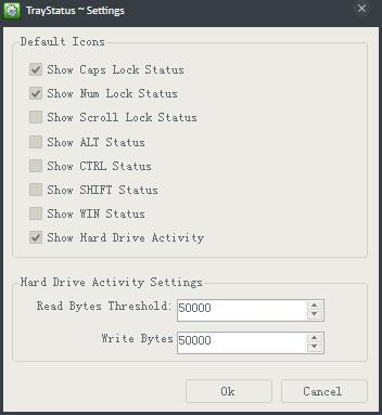 TrayStatus(托盘显示键盘状态) V1.2.3 绿色版