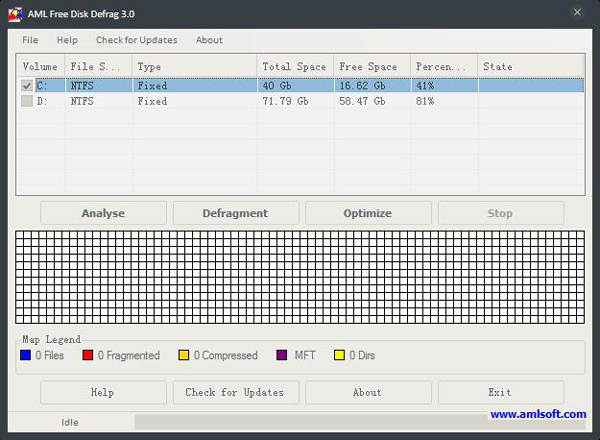 AML Free Disk Defrag(磁盘碎片整理工具) V3.0