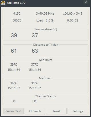 Real Temp(英特尔CPU温度检测软件) V3.70