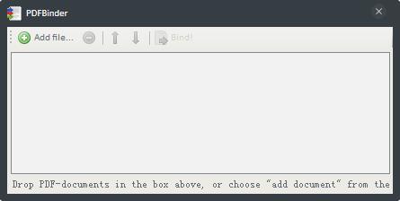 PDFBinder(PDF合并软件) V1.2 绿色版