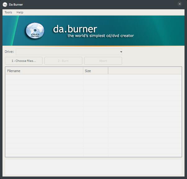 Da Burner(刻录软件) V1.2 绿色版