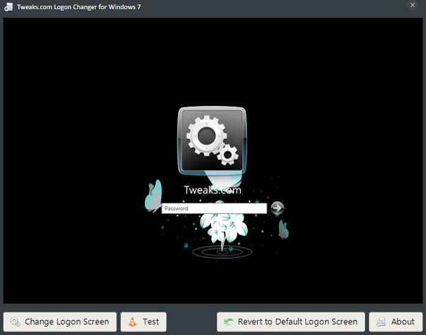 Logon Changer(修改Win7登录界面) V1.2 绿色版