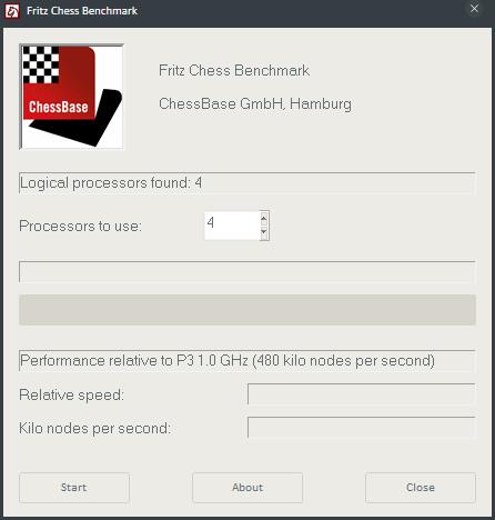 Fritz Chess Benchmark(CPU测试软件) V4.2.0.0