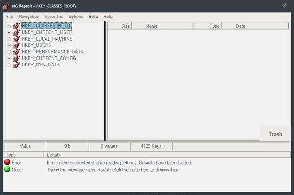 NG Regedit(注册表编辑器) V1.0.0.83 绿色版