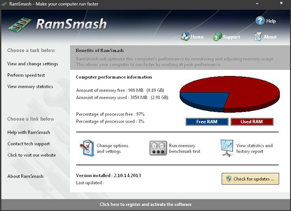 RamSmash(内存优化工具) V2.10.14.2013