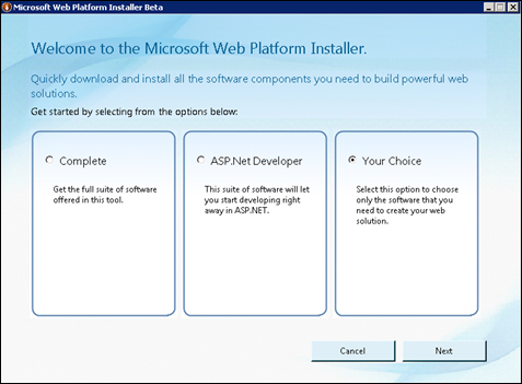 Microsoft Web Platform Installer(微软WEB组件更新) V5.0.5