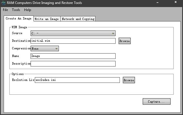 ImageXGUI(磁盘备份工具) V1.8.1.1 绿色版