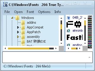 Fast Font Preview(字体浏览器) V3.0.1 绿色版