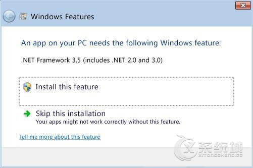 Win8不能安装NET Framework 3.5应该怎么办？