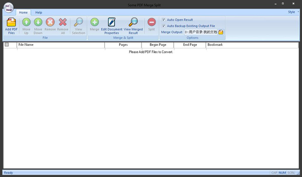 Some PDF Merge Split(PDF合并工具) V2.0